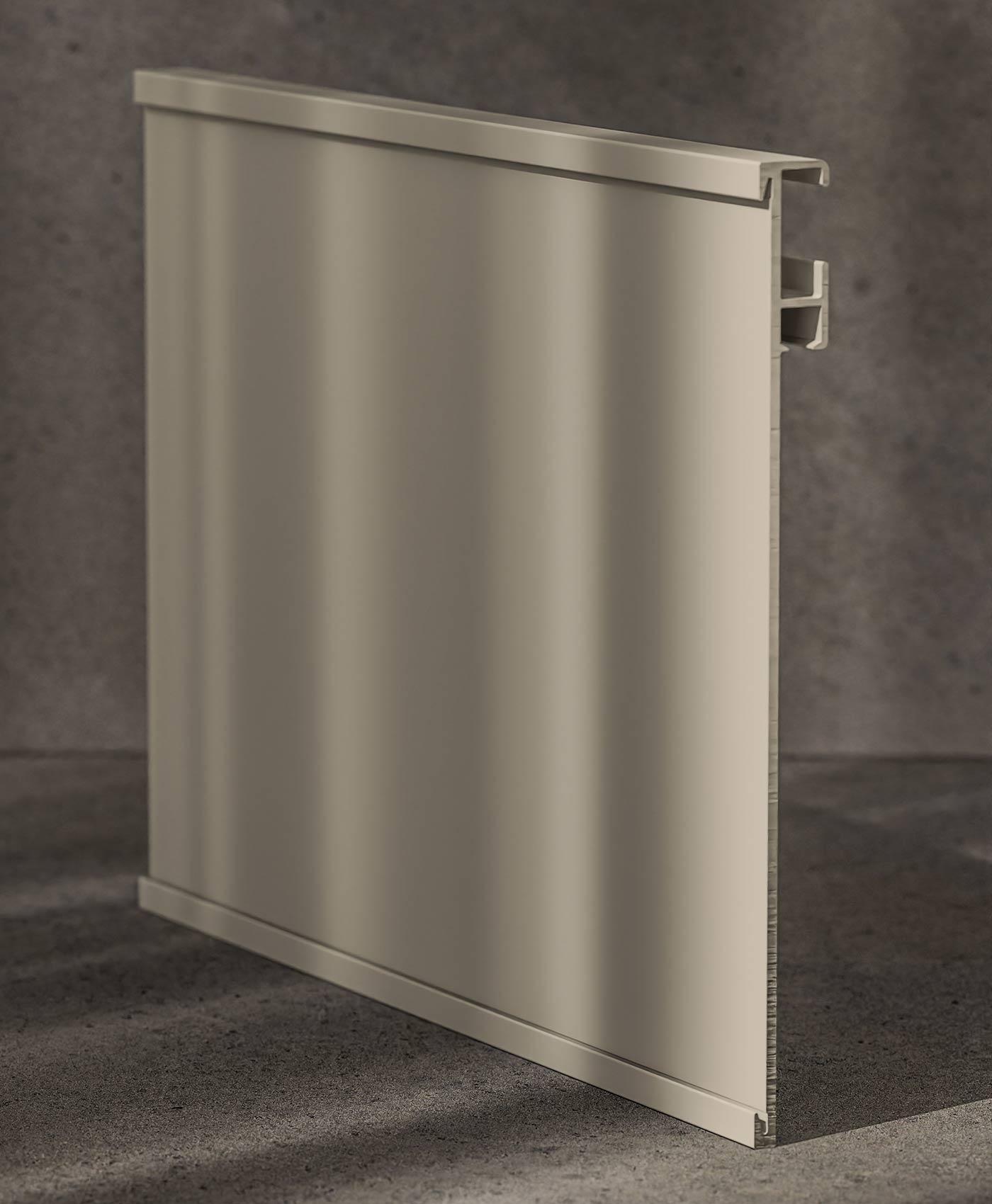 127 mm Corniche til dækning af gardinskinner