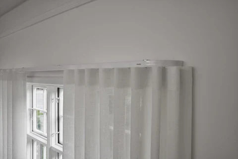 U-formet buet gardinskinner - Type 1 og 4 bukning