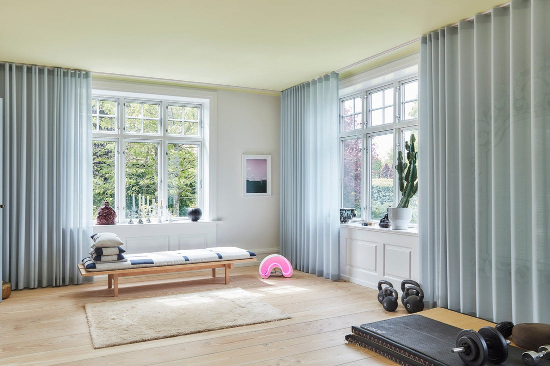 90 graderes buet gardinskinne - Type 2, 3, 5, 6 bukning