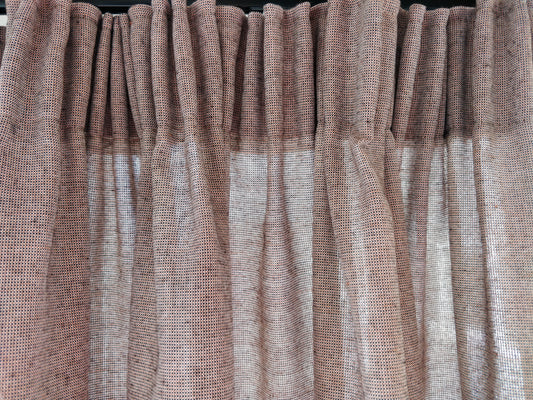 Udregninger til syning af gardiner med rynkebånd