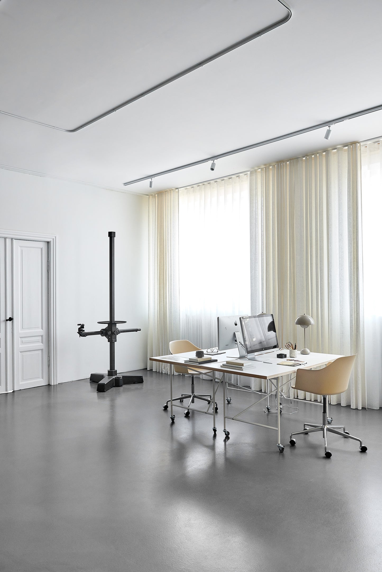 Hvid 1100 Gardinskinne